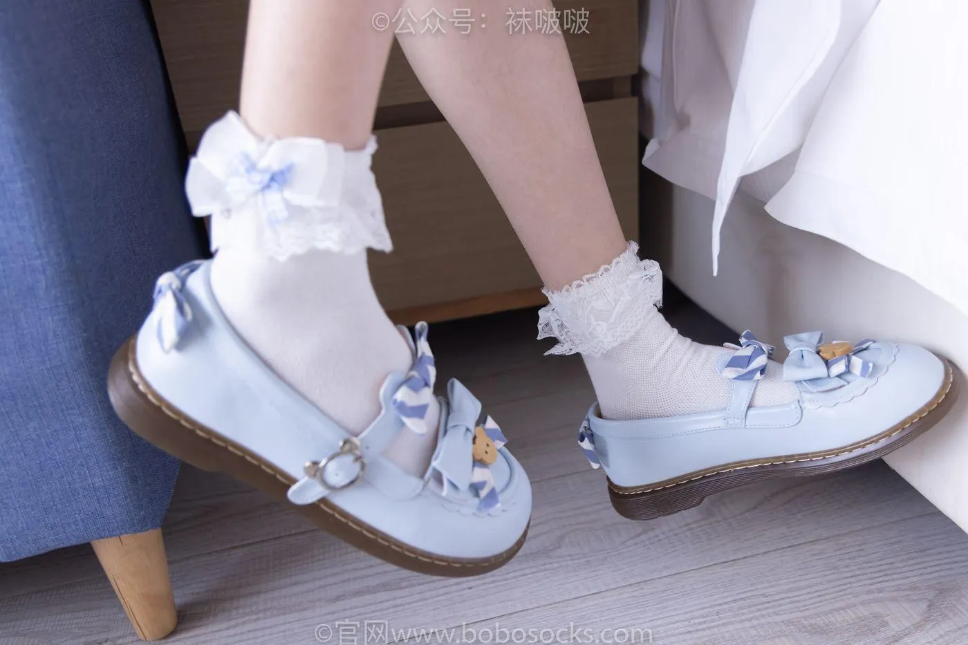 [BoBoSocks袜啵啵]NO.070 稚予-皮鞋、拖鞋、过膝袜、白棉袜 [148P]插图6